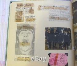 The Beatles Orig. 1964 Scrapbook with two Jacksonville, FL concert ticket stubs