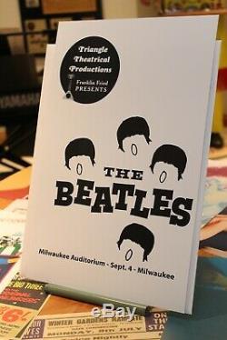 The Beatles Original September 4, 1964 Milwaukee Concert Ticket Stub + Prints