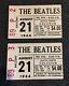 The Beatles Pair Concert Ticket Stub Seattle Center Coliseum 1964 Stubs Aug 21