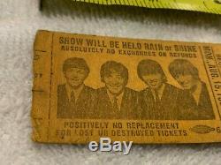 The Beatles Rare Vintage 1966 Washington D. C. Stadium Concert Ticket Stub USA