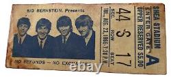 The Beatles Shea Stadium August 23rd 1966 Concert Original Ticket Stub
