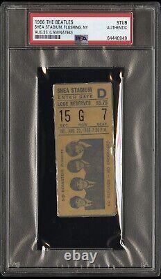 The Beatles Shea Stadium Concert Ticket Stub 1966? Flushing New York Aug 23? Psa