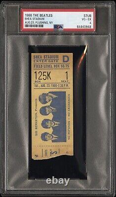 The Beatles Shea Stadium Concert Ticket Stub 1966? New York Aug 23? Pop4? Psa 4