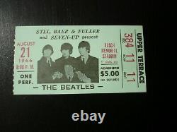 The Beatles Vintage Concert Ticket Stub 1966 St Louis Mo