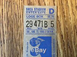 The Beatles original 1966 Shea Stadium ticket stub + concert program in vg+cond