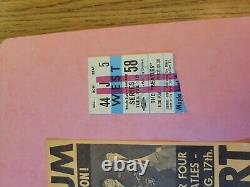 The Beatles original August 1965 Toronto concert ticket stub + CHUM hit chart