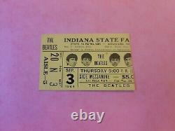 The Beatles original Sept. 1964 Indiana State Fair ticket stub + concert photos