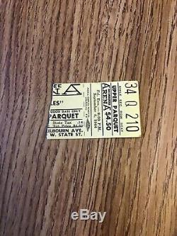 The Beatles original Sept. 1964 Milwaukee concert ticket stub & program vg cond