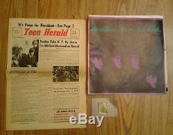 The Beatles original ticket stub & program Forest Hills NY 1964 concert + bonus