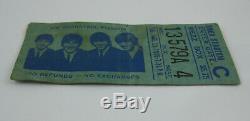 The Beatles vintage 1966 RARE Original Concert Ticket Stub New York Shea Stadium