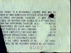 The Cars Ted Nugent Summer Rock 1979 Kansas City Arrowhead Concert Ticket Stub