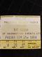 The Clash Concert Ticket Stub Red Rocks Denver Co May 25 1984 English Punk Rock