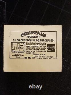 The Clash Concert Ticket Stub Red Rocks Denver CO May 25 1984 English Punk Rock