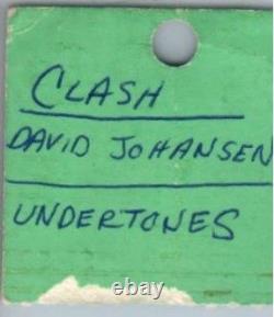The Clash Concert Ticket Stub September 17 1979 Detroit Michigan First US Tour