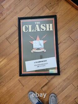 The Clash Know Your Rights Original 1982 Concert Poster And Ticket Stub