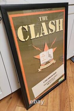 The Clash Know Your Rights Original 1982 Concert Poster And Ticket Stub