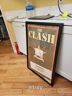 The Clash Know Your Rights Original 1982 Concert Poster And Ticket Stub