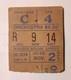 The Cream, 11/2/1968 Concert Ticket Stub Madison Square Garden, Ny Original Vtg