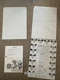 The Cult early fan club Letters & CDs & Videos & Concert Ticket Stubs & Sticker