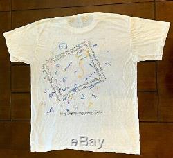 The Cure Kiss Me Tour 1987 Vintage Original Concert T-Shirt and TICKET STUB