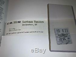 The Doors 1968 Concert Ticket Stub Eastman Theater Jim Morrison Linda Ronstadt