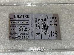 The Doors 1968 Concert Ticket Stub Eastman Theater Jim Morrison Linda Ronstadt