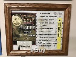 The Doors 21st Century Concert Set List, Concert Ticket Stub, Wrist Band