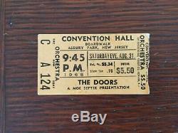The Doors 8/31/1968 Asbury Park New Jersey Original Vintage Concert Ticket Stub