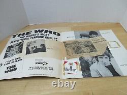 The Doors The Who 1968 Singer Bowl Tour Concert Program Book And Ticket Stub