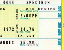 The Eagles/yes 1972 Tour Concert Ticket Stub-don Henley-philadelphia Spectrum