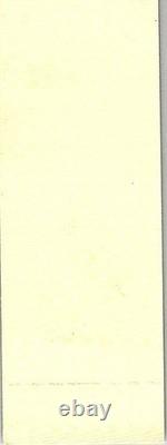 The Judys & The Units Untorn Concert Ticket Stub December 31 1980 Houston Texas