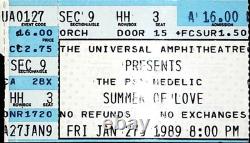 The Psychedelic Summer Of Love Concert Ticket Stub Seeds Reunion Show 1/27/1989