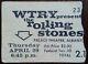 The Rolling Stones-1965 Rare Concert Ticket Stub (albany, Ny-palace Theatre)