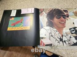 The Rolling Stones 1981 Tattoo You Concert Memorabilia Lot With Ticket Stub
