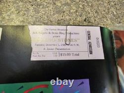 The Rolling Stones 1981 Tattoo You Concert Memorabilia Lot With Ticket Stub