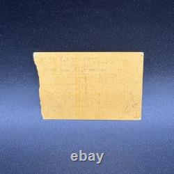 The Rolling Stones Concert Ticket Stub, Jul 3 1966, Convention Hall