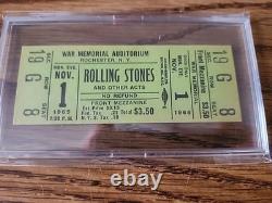 The Rolling Stones original 1964 & 1965 concert ticket stub ex cond + photo USA