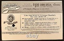 The Smashing Pumpkins Concert Ticket Stub 8/27/96 Las Vegas 1st Show witho Jimmy