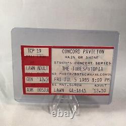 The Tubes Utopia Concord Pavilion California Concert Ticket Stub July 5 1985