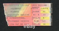 The Virgin Tour 1985 Madonna Concert Ticket Stub Beastie Boys Cincinnati Gardens
