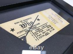The WHO Framed Concert Ticket Stub Dec 7, 1979 Pontiac Silverdome Detroit MI