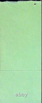The Warlocks Concert Ticket Stub Hampton Coliseum Grateful Dead Jerry 10/9/1989