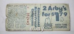 The Who Concert Disaster Ticket Stub Cincinnati Riverfront Coliseum 12/3/1979