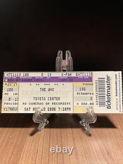 The Who Concert Ticket Unused Vintage Nov 18 2006 Toyota Center Houston Texas