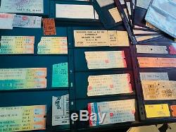 Ticket Stubs Lot of 310 Concerts Plays Grateful Dead Dylan Autographed Woodstock