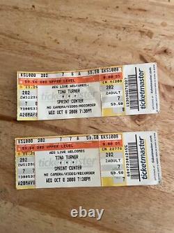 Ticket stubs from Tina Turner's last concert in Kansas City