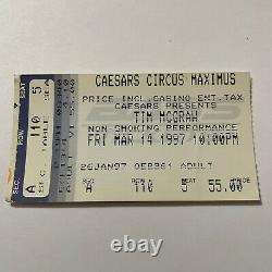 Tim McGraw Caesars Circus Maximus NJ Concert Ticket Stub Vintage March 1997