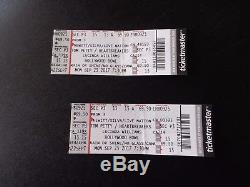 Tom Petty Last Show concert ticket stub Hollywood Bowl 9.25.2017