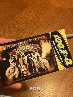 Tommy Lee of Motley Crue concert used Ahead drumstick with ticket stub not signed