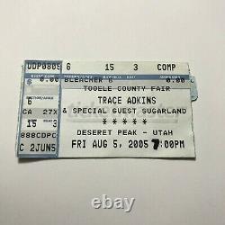 Trace Adkins With Special Guests Sugarland Toole County Concert Ticket Stub 2005